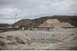 Background Gravel Quarry